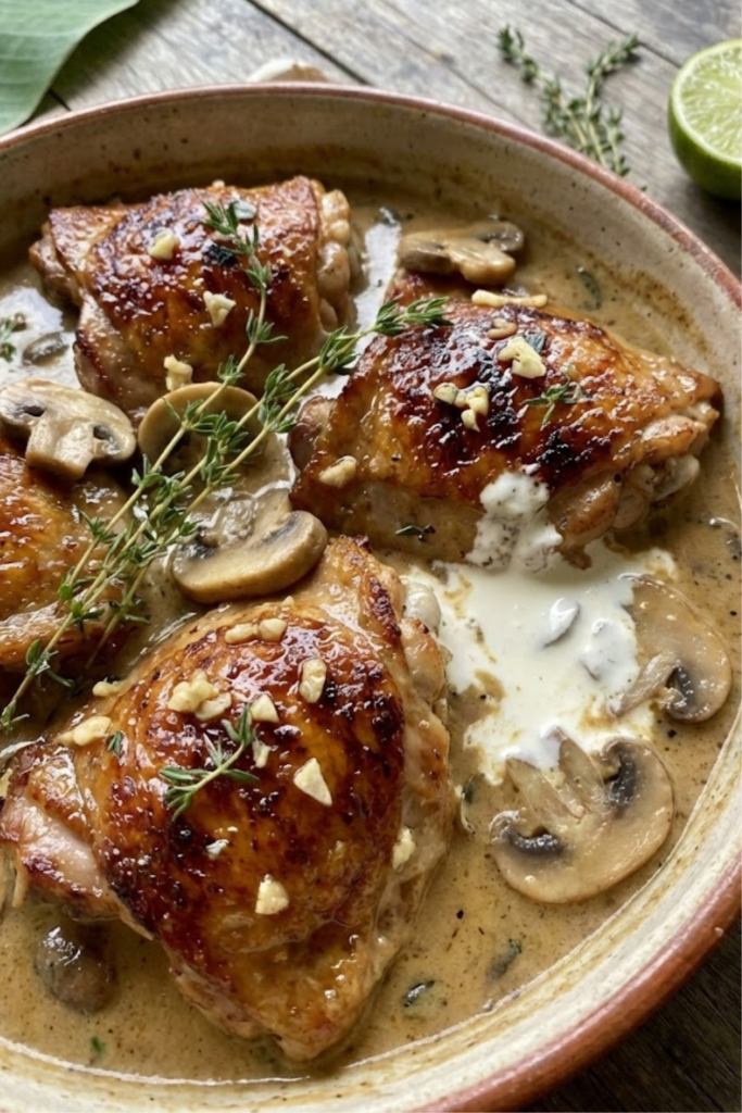 Golden Crispy Chicken Thighs with Mushroom Sauce: The Ultimate 2026 Comfort Dinner 1 Article Image Size 2026 01 16T192817.129