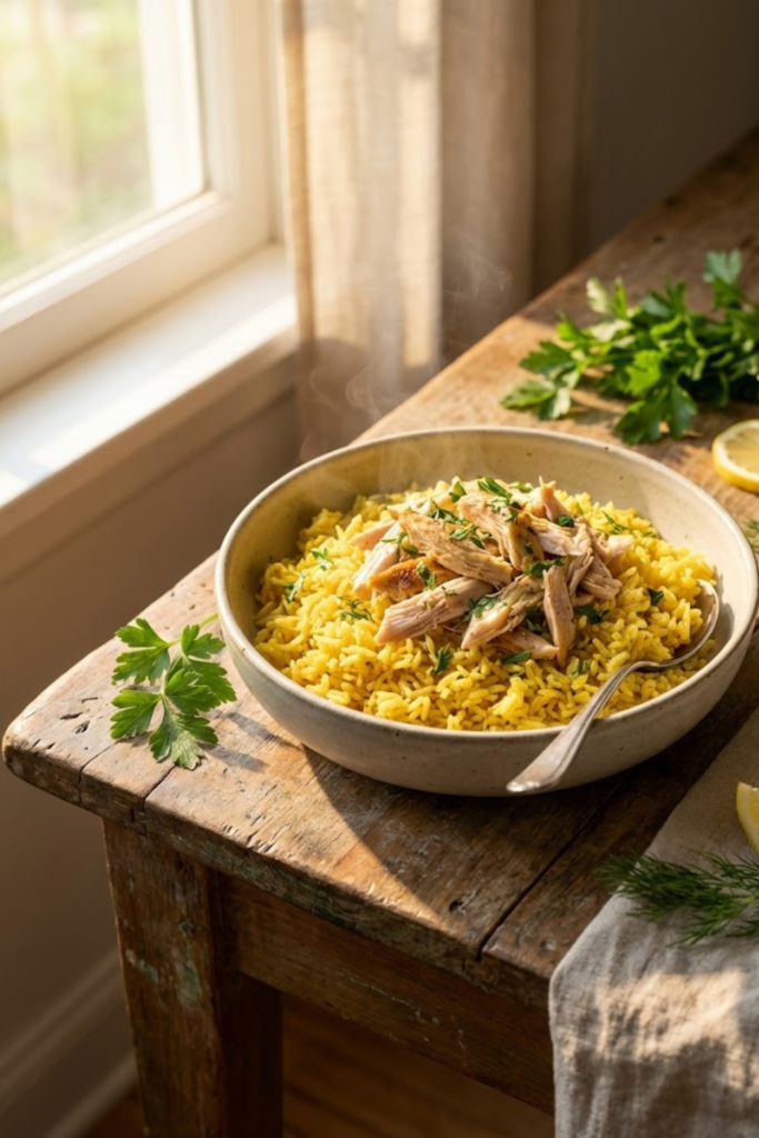 The Easiest One-Pot Rotisserie Chicken Lemon Rice You’ll Make in 2026 2 Untitled design 1 74