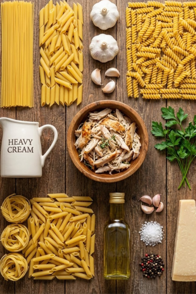 Creamy Rotisserie Chicken Garlic Pasta: The Ultimate 20-Minute Dinner (2026 Edition) 3 Untitled design 2 51