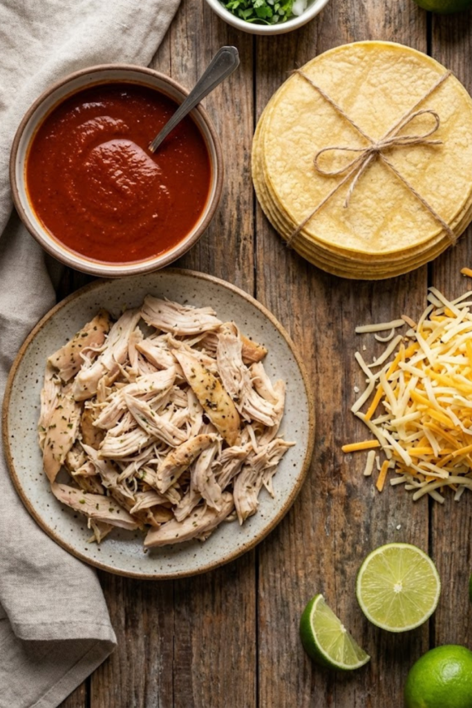 Quick and Easy Rotisserie Chicken Enchilada Casserole: My Favorite 30-Minute Dinner Hack 3 Untitled design 2 61