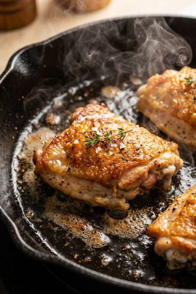 The Best Crispy Chicken Thighs with Herb Cream Sauce Recipe for 2026 3 Untitled design 2 73