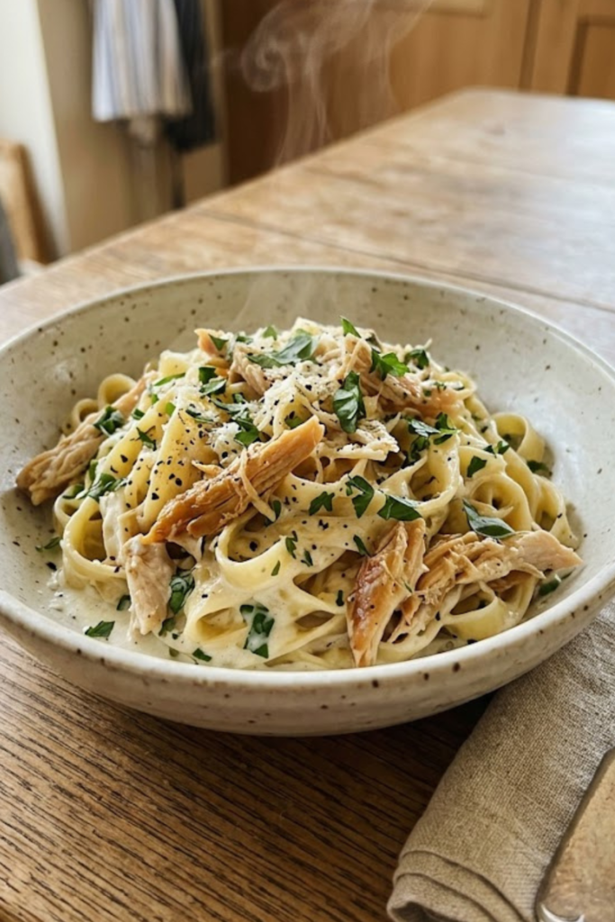 The Ultimate 20-Minute Rotisserie Chicken Creamy Herb Pasta Recipe for 2026 2 Untitled design 2026 03 27T193038.235