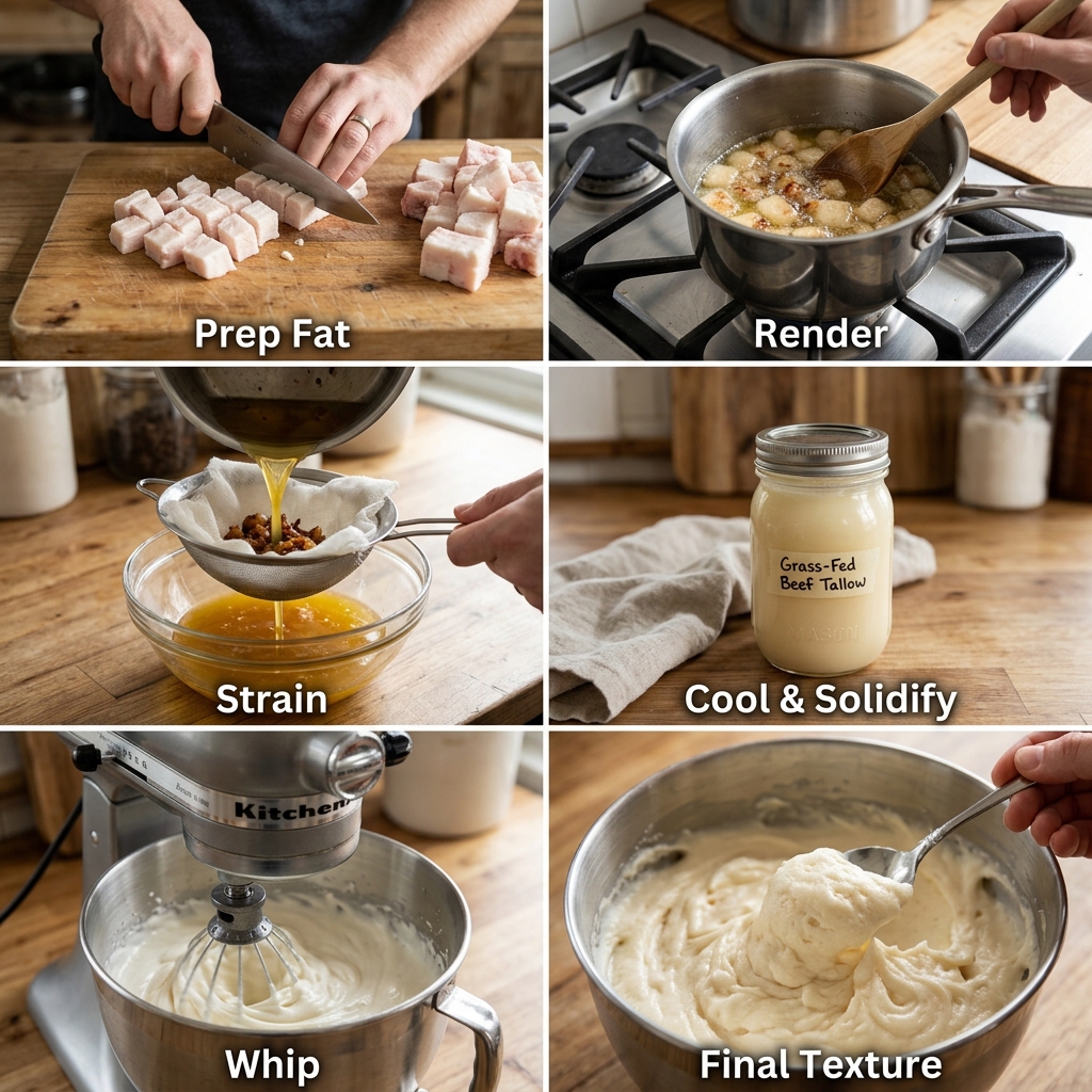 Whipped beef tallow recipe