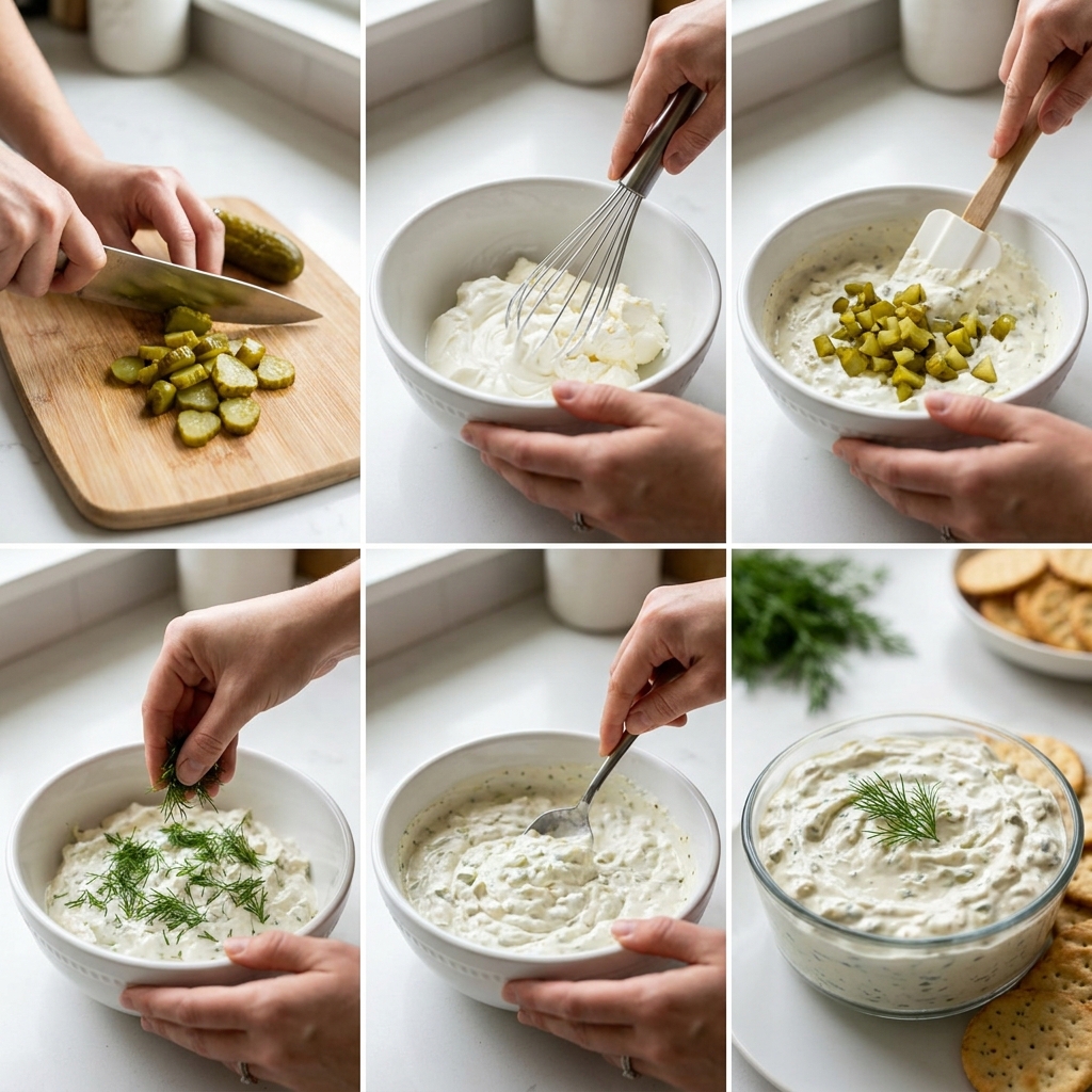 Protein Dill Pickle Dip