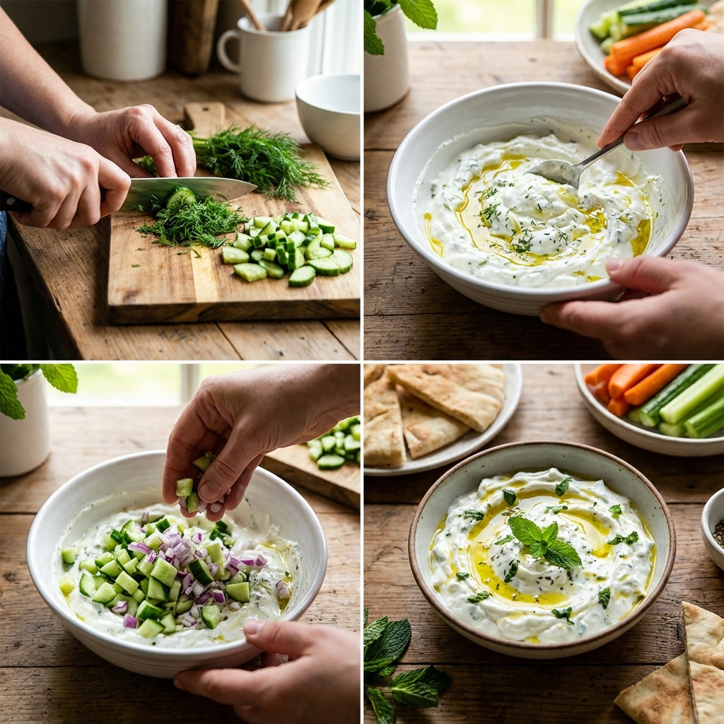 Savory Greek yogurt dip