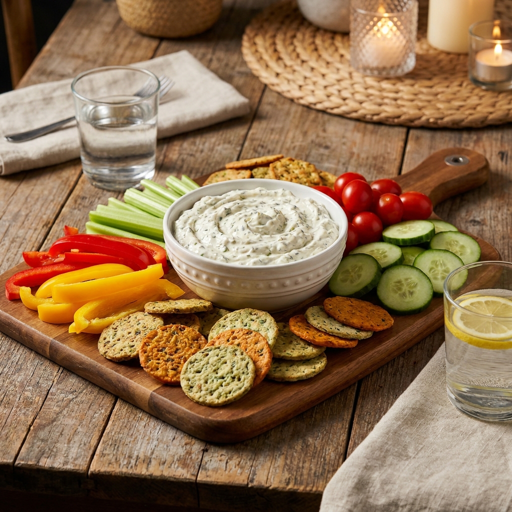 Protein Dill Pickle Dip