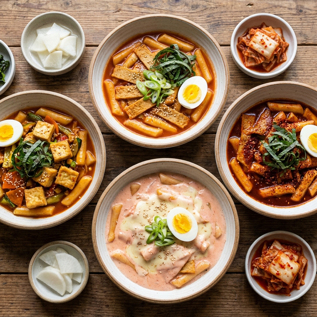 Rose tteokbokki recipe