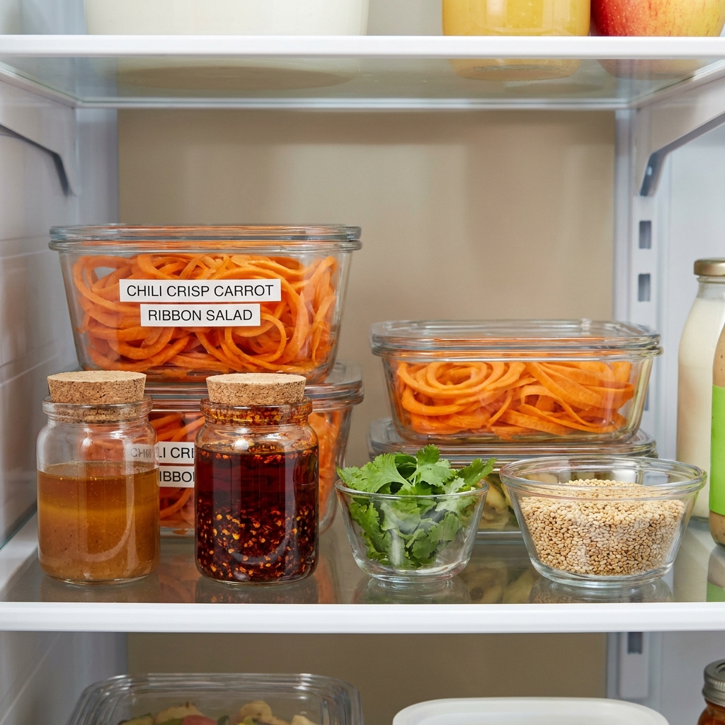 Chili Crisp Carrot Ribbon Salad Recipe 2026 17 Chili crisp carrot ribbon salad recipe