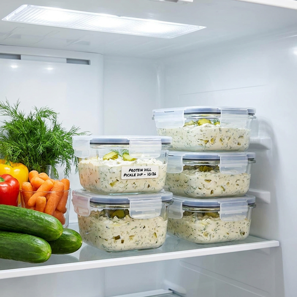 Protein Dill Pickle Dip