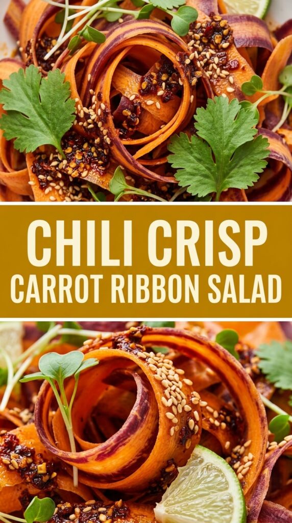 Chili Crisp Carrot Ribbon Salad Recipe 2026 18 8