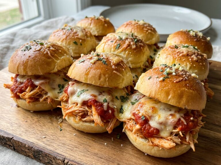 Delicious Rotisserie Chicken Parmesan Sliders Recipe 17 A realistic close up recipe 202604301635
