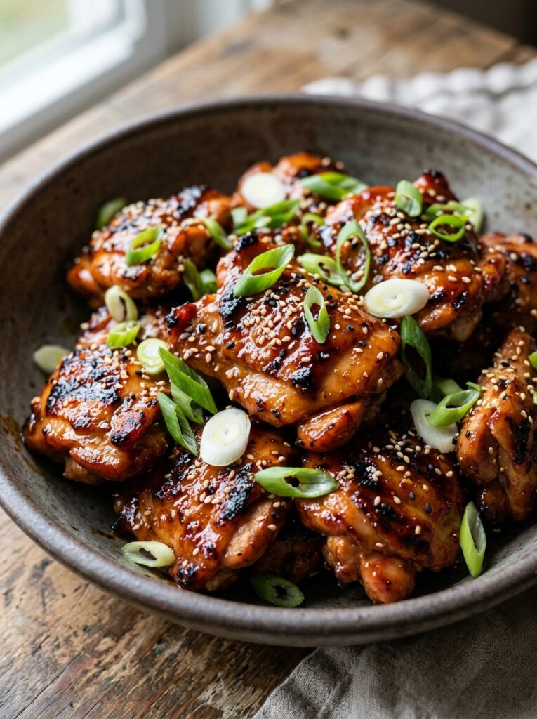 Korean BBQ Chicken Thighs: Irresistible Homemade Recipe 12 A realistic close up recipe photo 202604282211