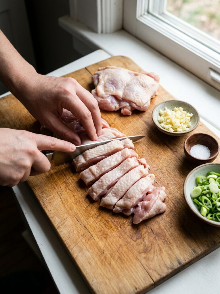Korean BBQ Chicken Thighs: Irresistible Homemade Recipe 14 A step by step cooking process of 202604282208