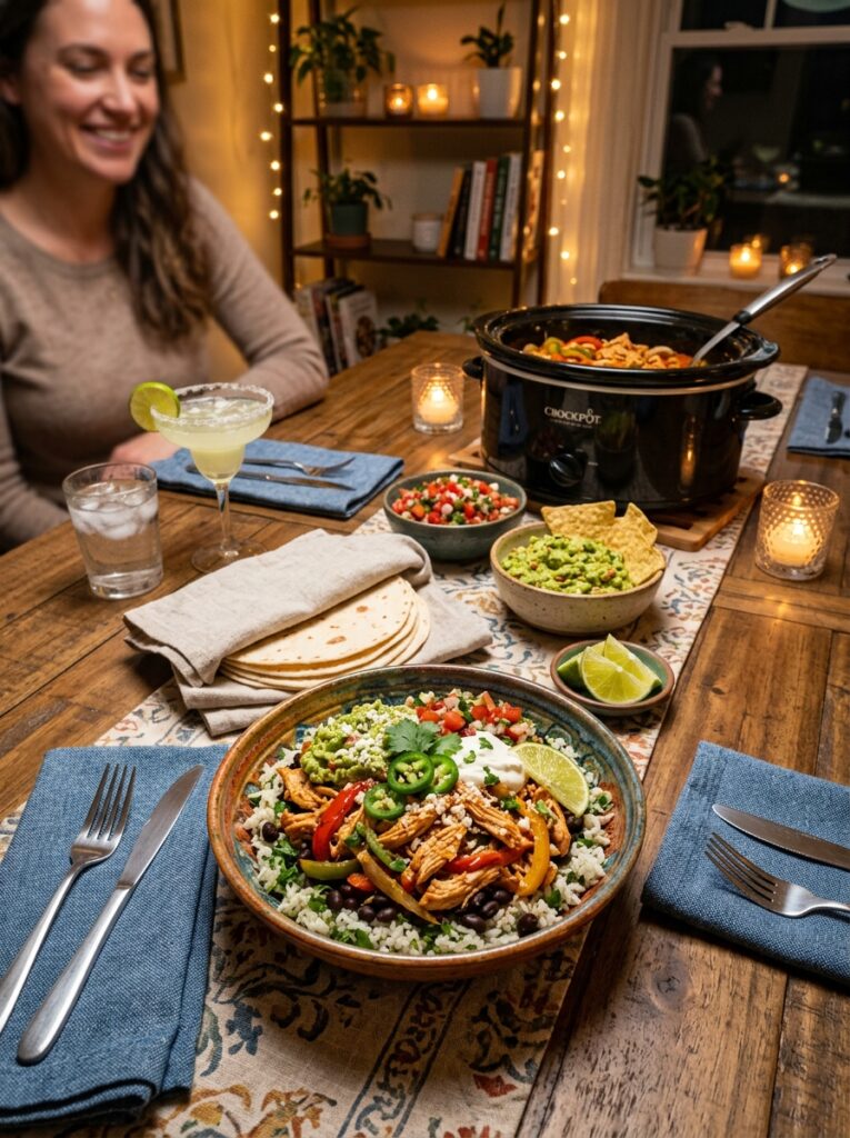 Crockpot Chicken Fajita Bowls 15 Chicken Fajita Bowls 202604232255