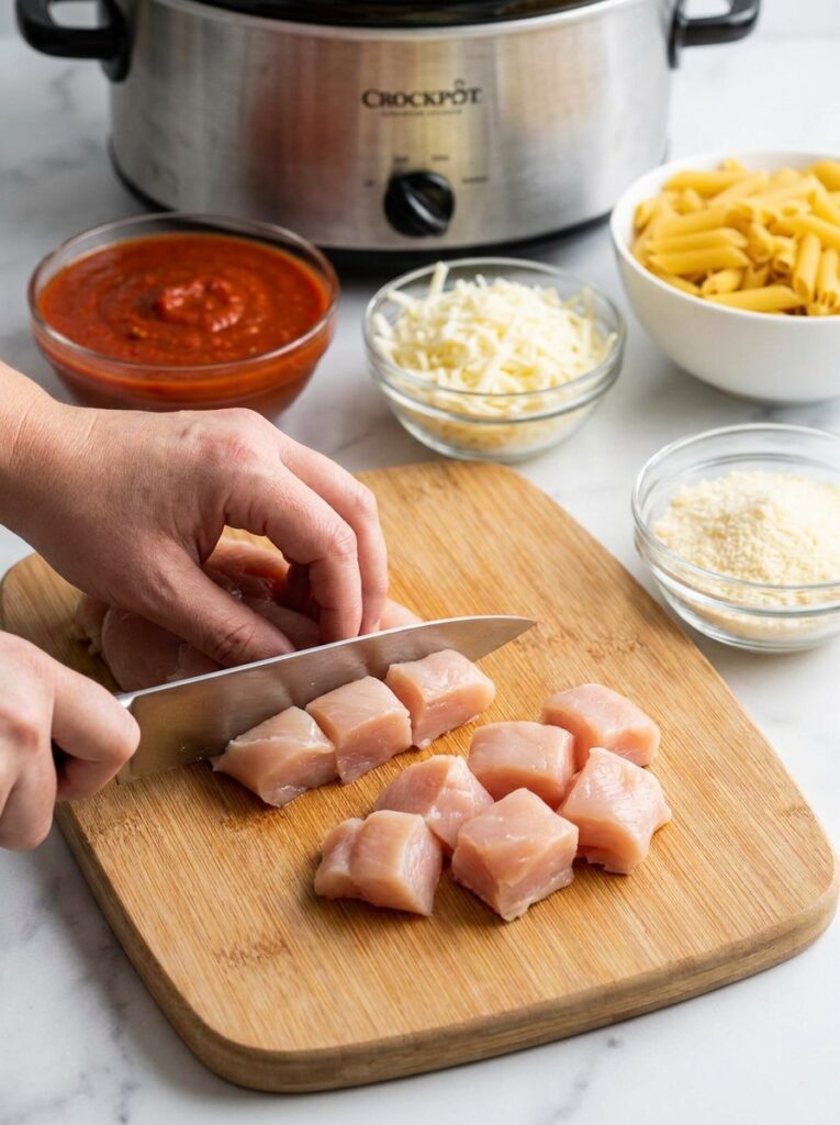 Crockpot Chicken Parmesan Pasta 14 Chicken Parmesan Pasta 202604272325