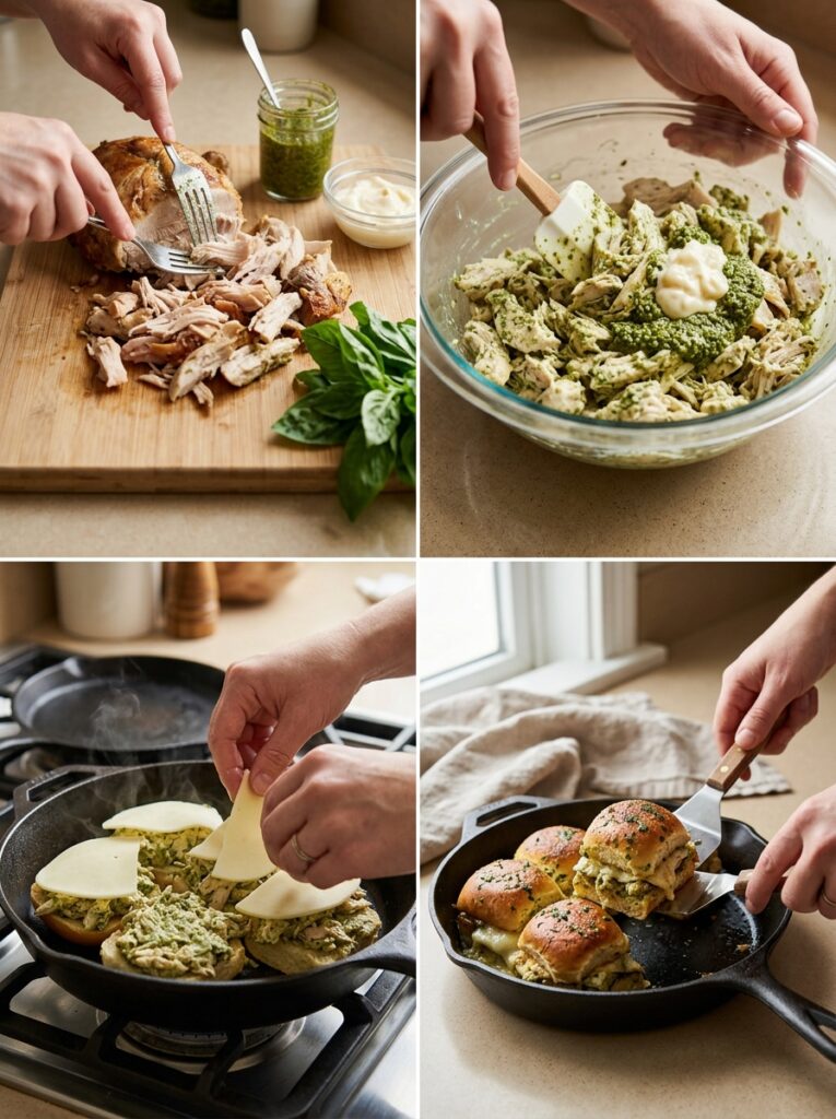 Rotisserie Chicken Pesto Sliders 14 Chicken Pesto Sliders 202604232243