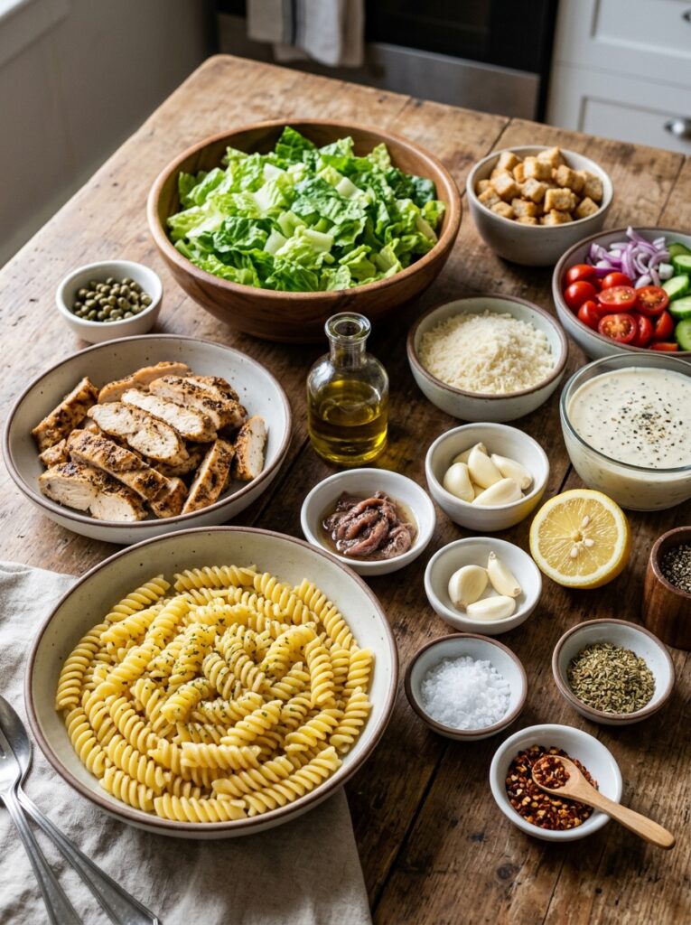 Chicken Caesar Pasta Salad 13 Chicken caesar pasta 202604232225 1