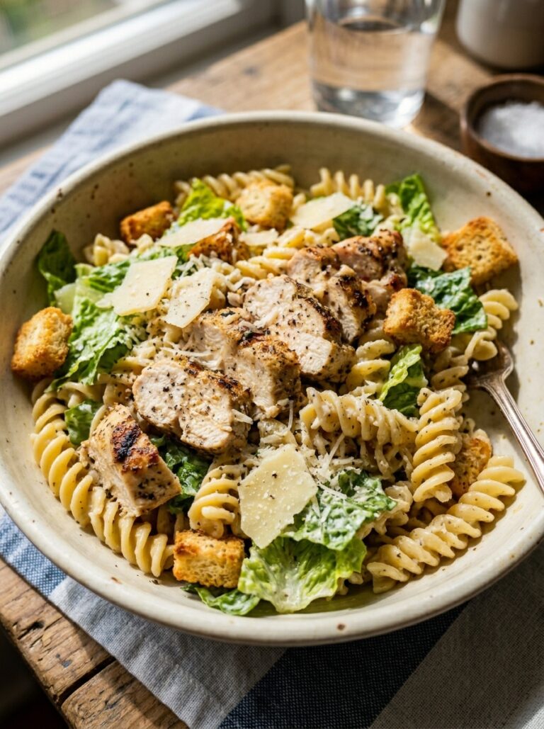 Chicken Caesar Pasta Salad 17 Chicken caesar pasta 202604232225