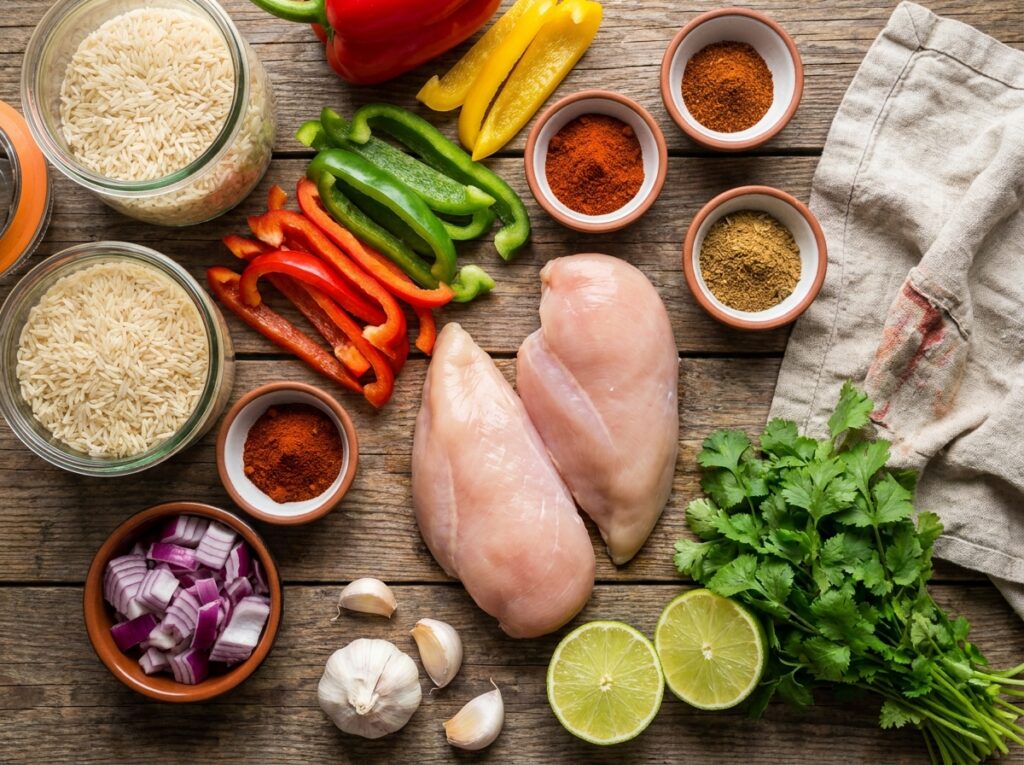 Chicken Fajita Rice Bowls: Easy Homemade Recipe Guide 13 Chicken fajita rice bowl ingredi… 202604301547