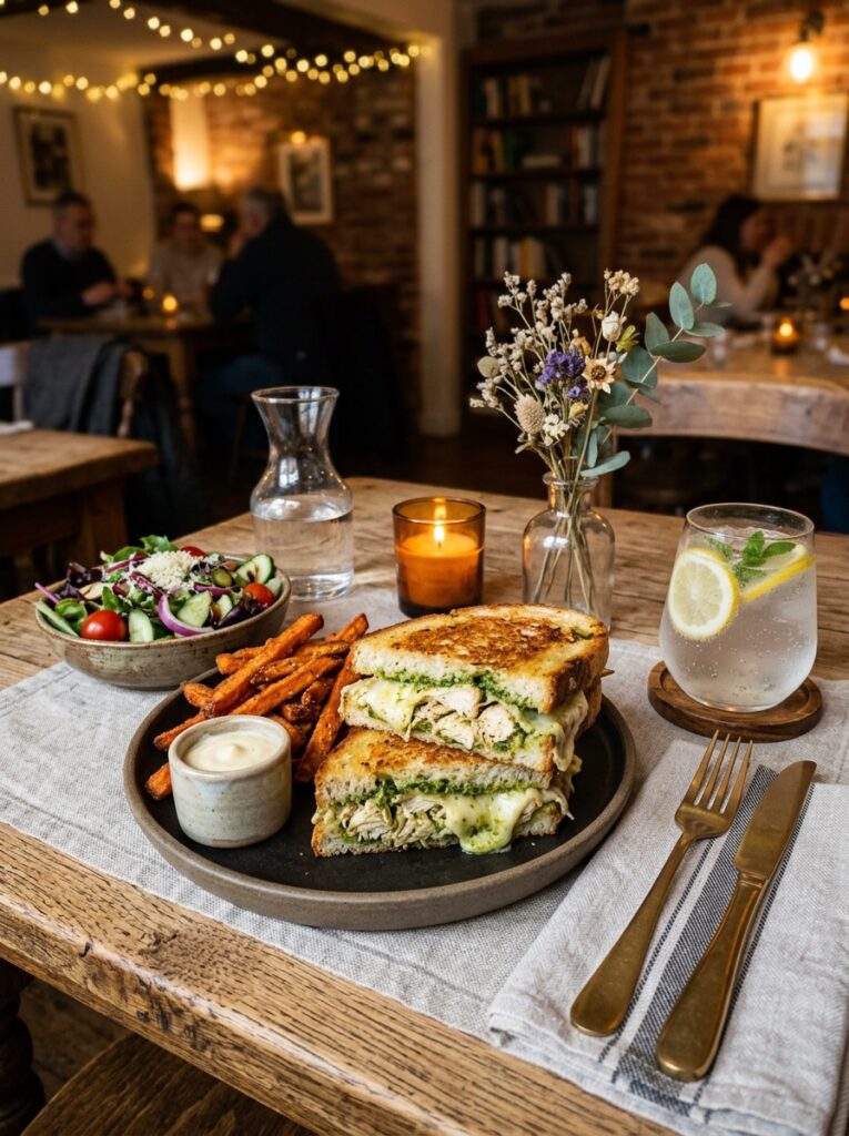 Rotisserie Chicken Pesto Grilled Cheese 15 Chicken pesto grilled cheese setup 202605012144