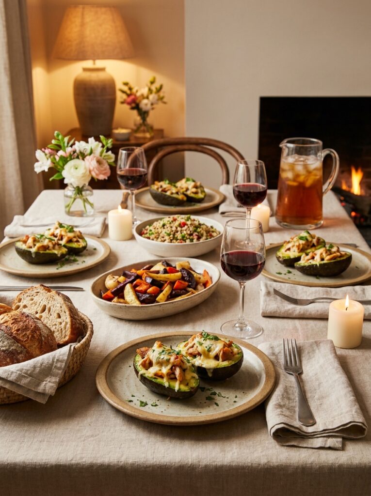 Rotisserie Chicken Stuffed Avocados 15 Chicken stuffed avocados 202604272343