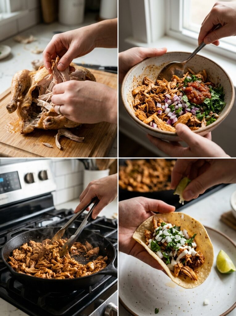 Chicken tacos cooking 202604222110