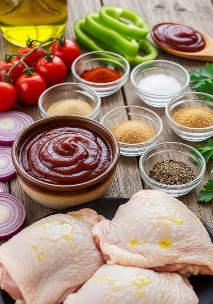 Chicken thighs BBQ 202604182147