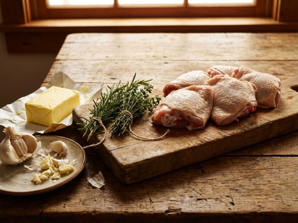 Chicken thighs with 202604081917