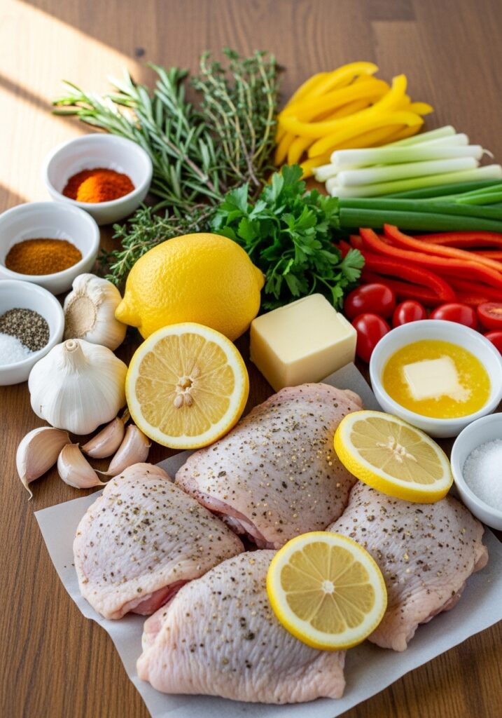 Chicken thighs with 202604182127