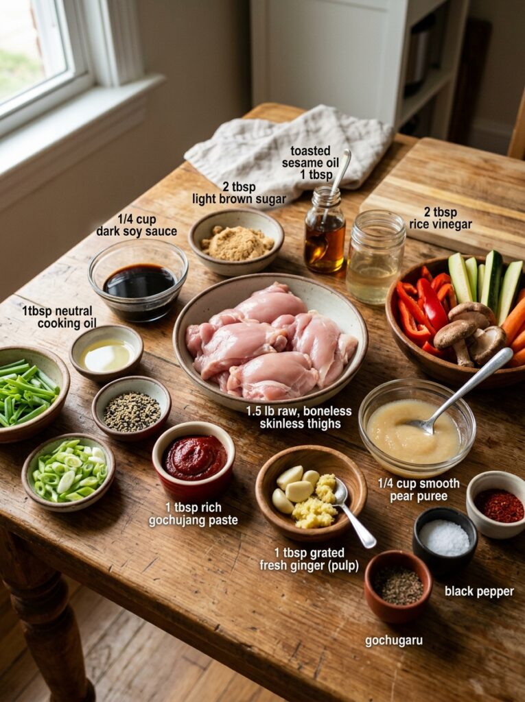Korean BBQ Chicken Thighs: Irresistible Homemade Recipe 13 Close up amateur photo of 202604282208