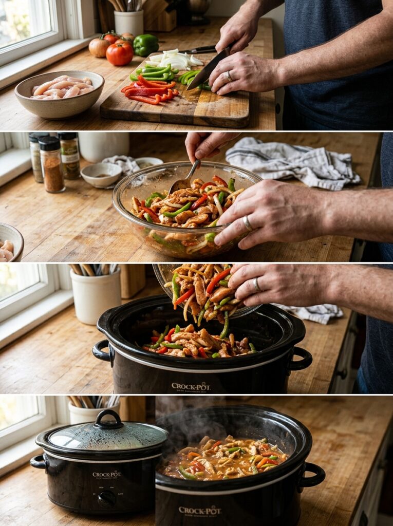 Crockpot Chicken Fajita Bowls 14 Cooking Crockpot Chicken 202604232259