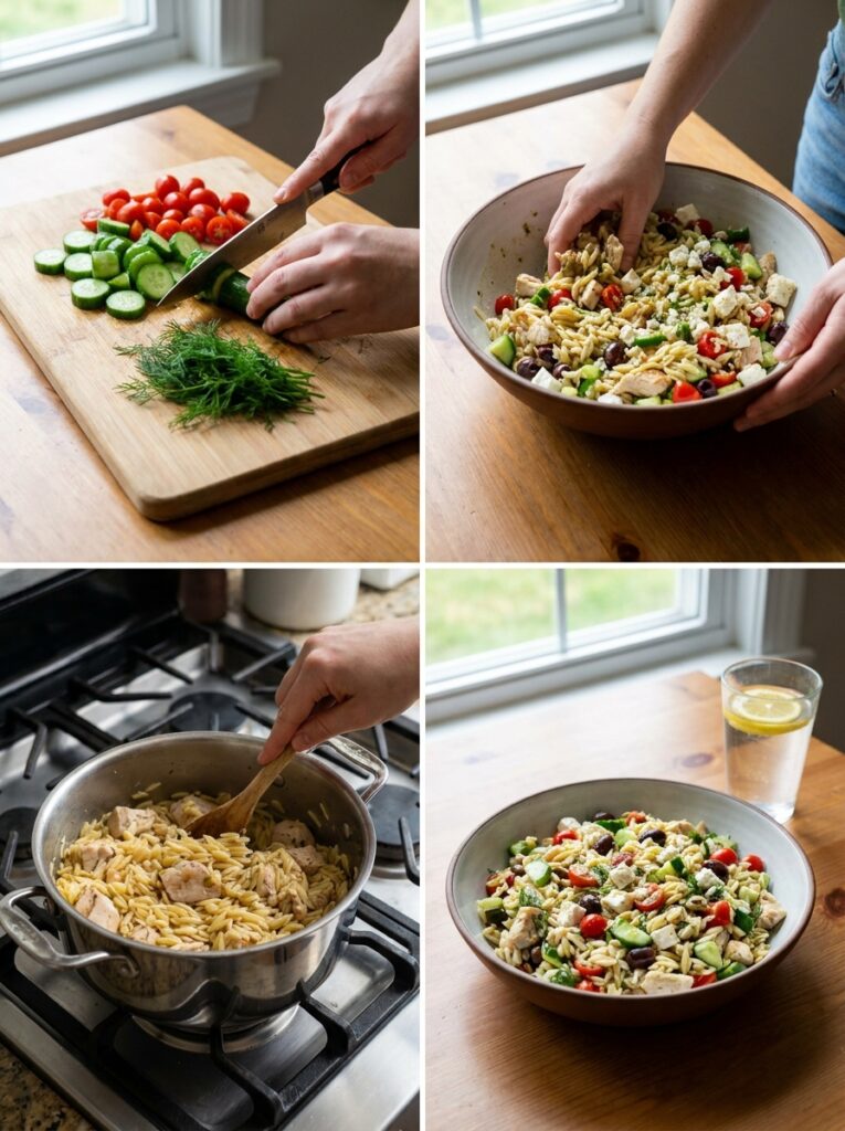 Greek Chicken Orzo Salad 14 Cooking Greek Chicken 202604272304