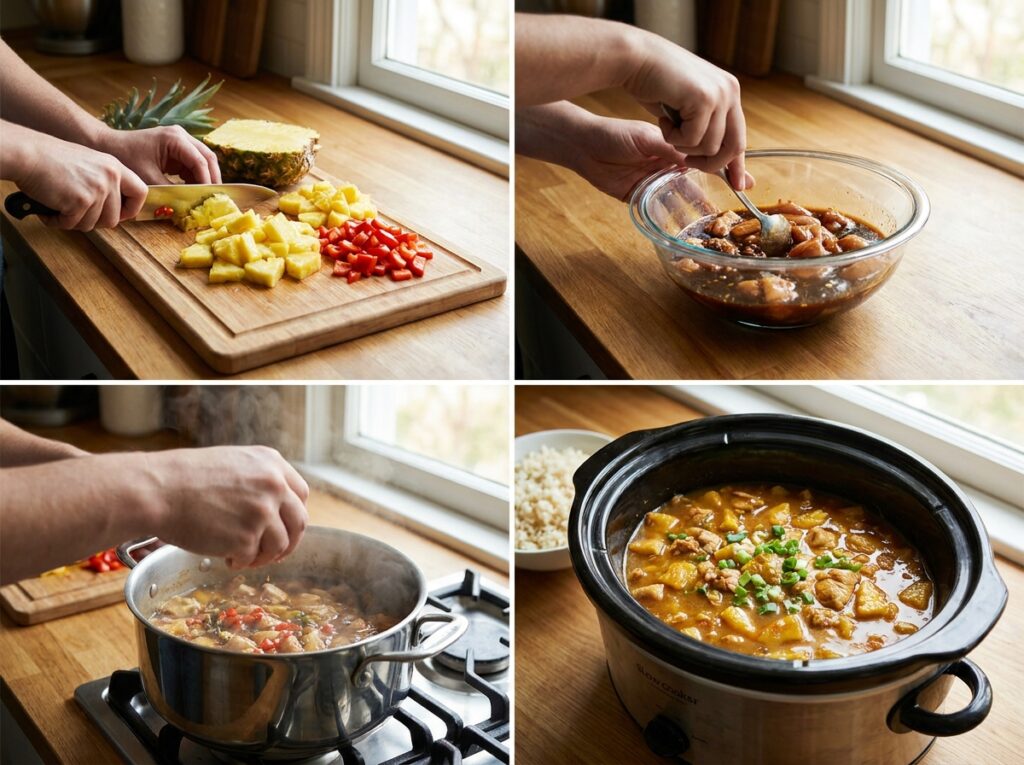 slow cooker hawaiian pineapple chicken 14 Cooking Hawaiian pineapple chicken 202604301555