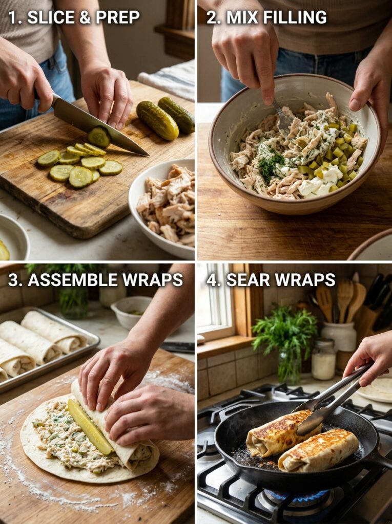 Rotisserie Chicken Dill Pickle Wraps Recipe 14 Cooking Rotisserie Chicken 202604261745