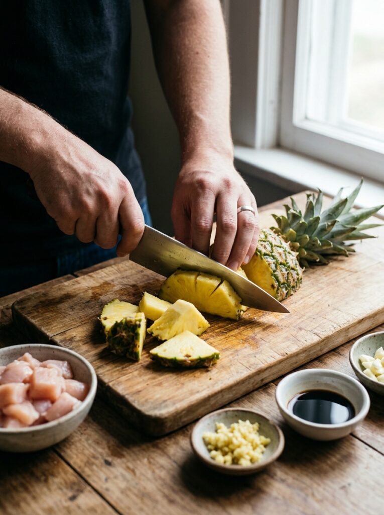 Cooking Teriyaki Pineapple 202604251541