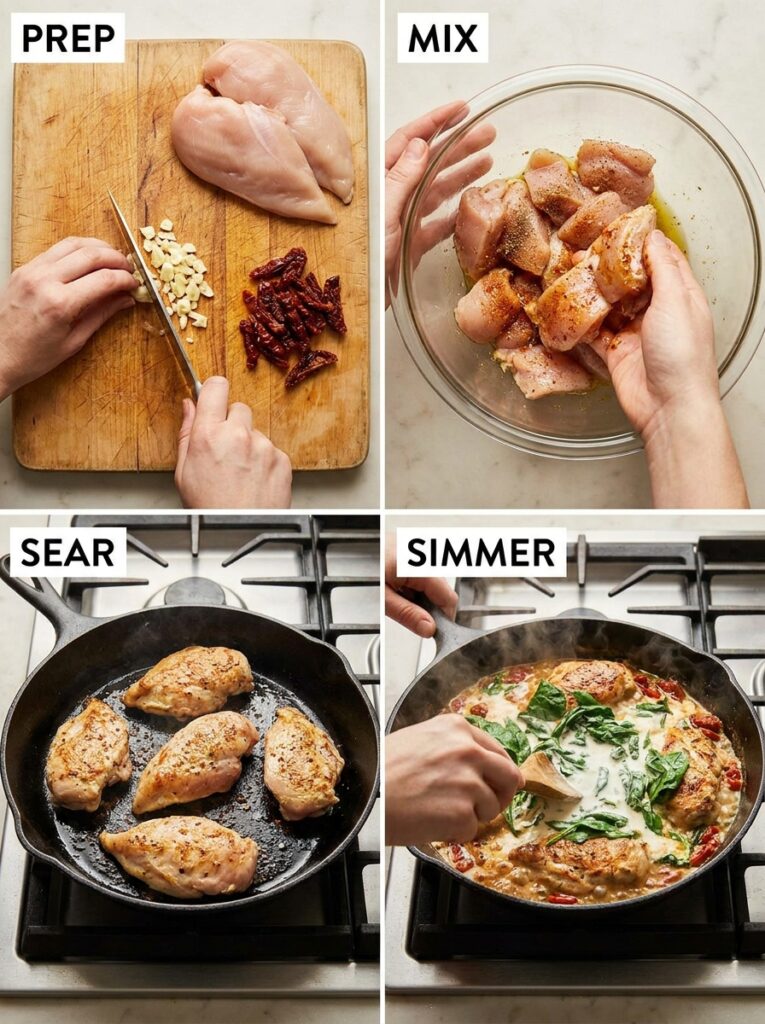 Cooking creamy Tuscan 202604182219