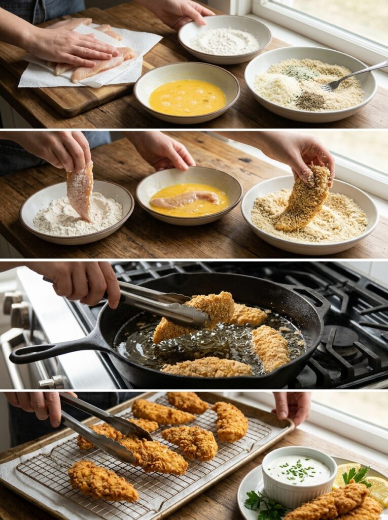 Crispy Ranch Chicken Breast Tenders: Ultimate Homemade Recipe 14 Cooking crispy ranch chicken ten… 202605012127