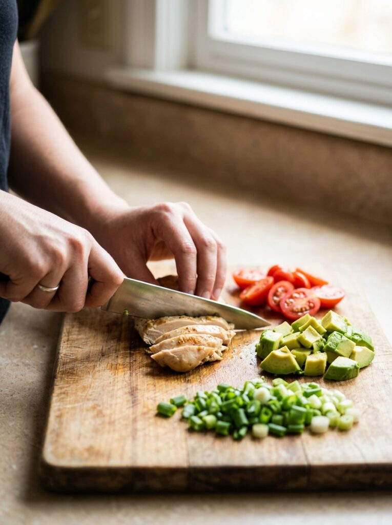 Rotisserie Chicken Avocado Ranch Salad Recipe 14 Cooking rotisserie chicken 202604251534