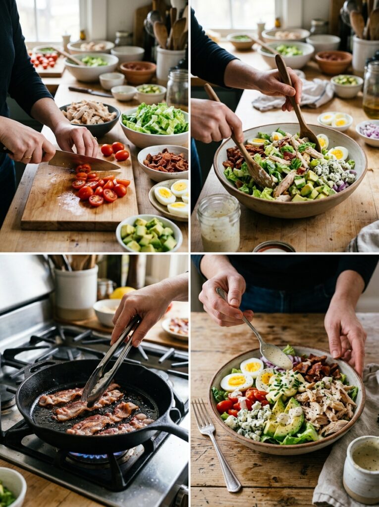 rotisserie chicken cobb salad bowls 14 Cooking rotisserie chicken 202604261752