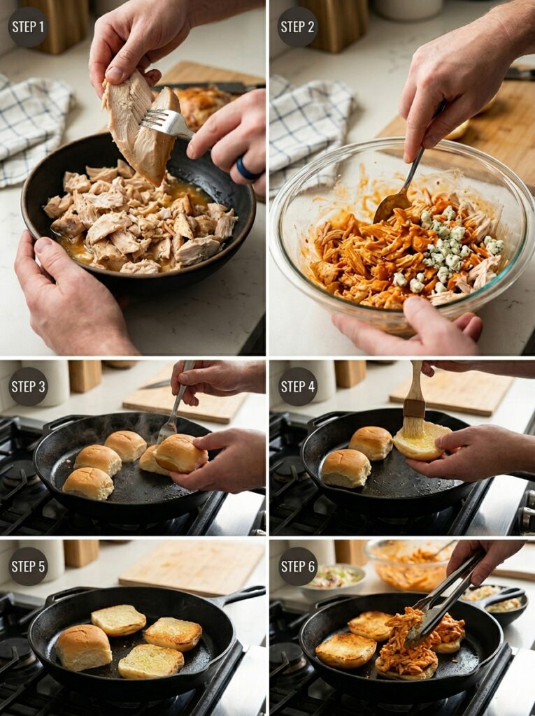 Rotisserie Chicken Buffalo Sliders Recipe 14 Cooking rotisserie chicken buffa… 202604282213