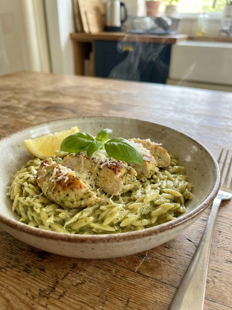 Creamy Pesto Chicken Breast Orzo 17 Creamy pesto chicken 202604272315