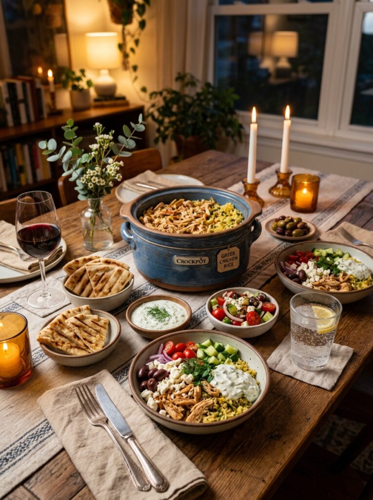 Crockpot Greek Chicken Rice Bowls 15 Crockpot Greek Chicken 202604261727