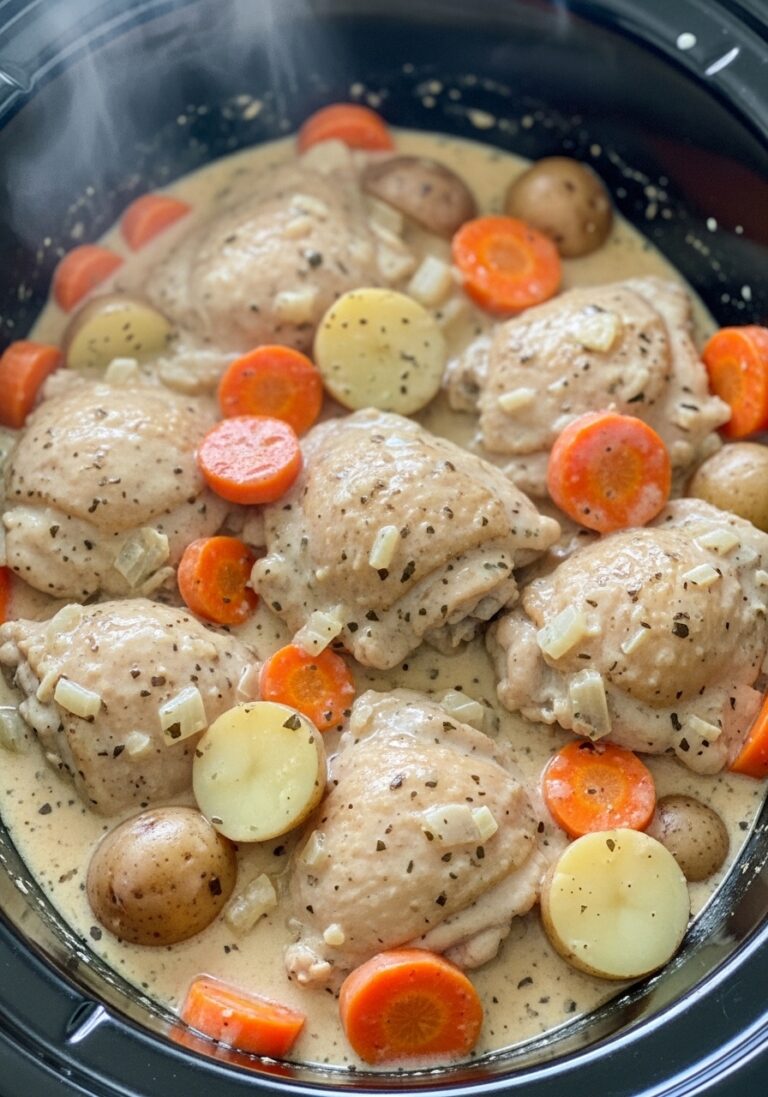 Crockpot chicken with 202604182124