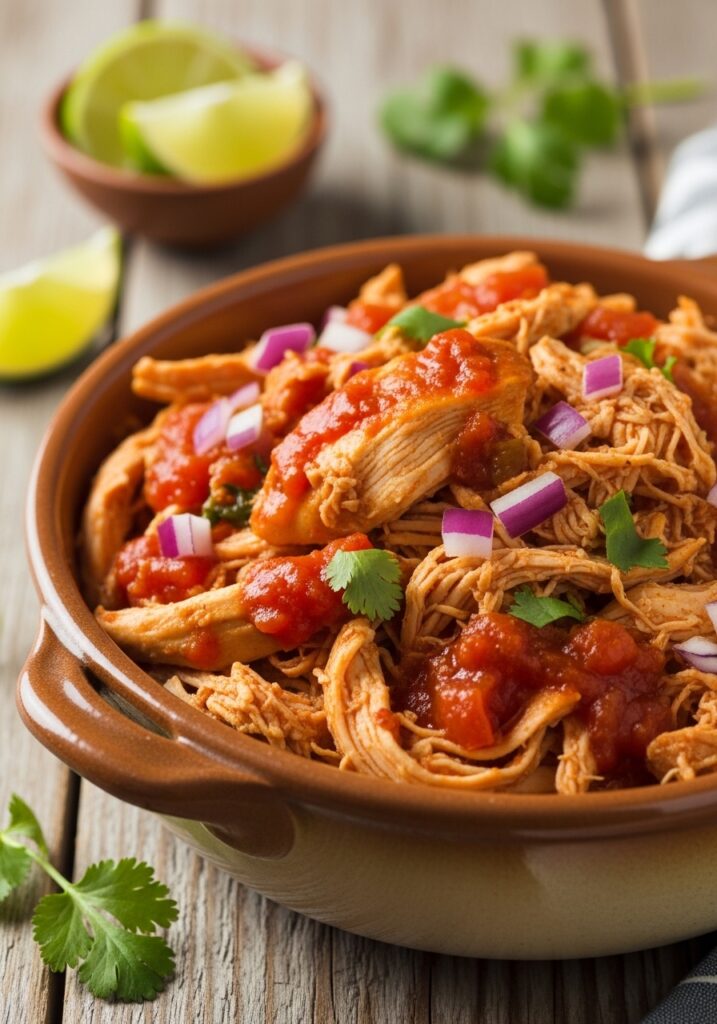 Crockpot salsa chicken 202604182132