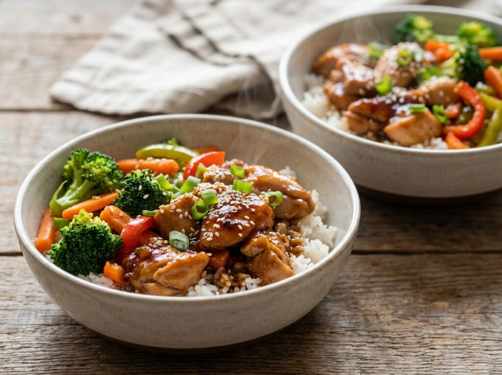 Crockpot Teriyaki Chicken Rice Bowls 12 Crockpot teriyaki chicken rice b… 202604301536
