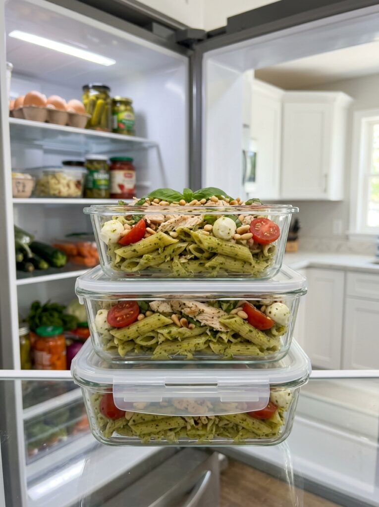 Pesto Chicken Pasta Salad 16 Food storage containers 202604261609