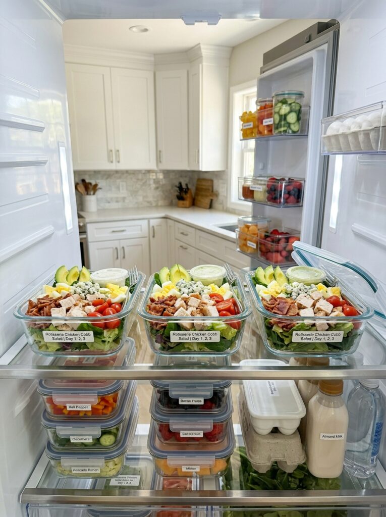 rotisserie chicken cobb salad bowls 16 Food storage containers 202604261752
