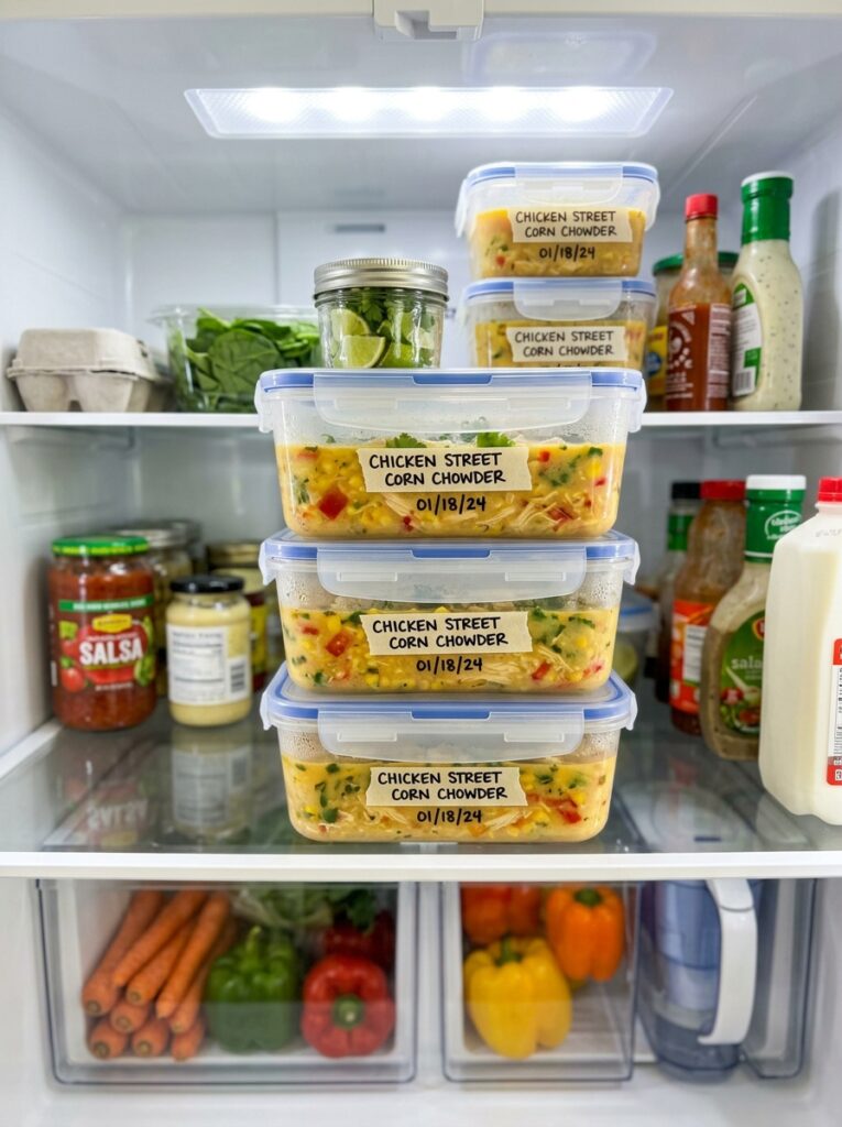 Crockpot Chicken Street Corn Chowder: A Hearty, Flavorful Recipe for Slow Cooker Comfort 16 Food storage containers with cho… 202605012136