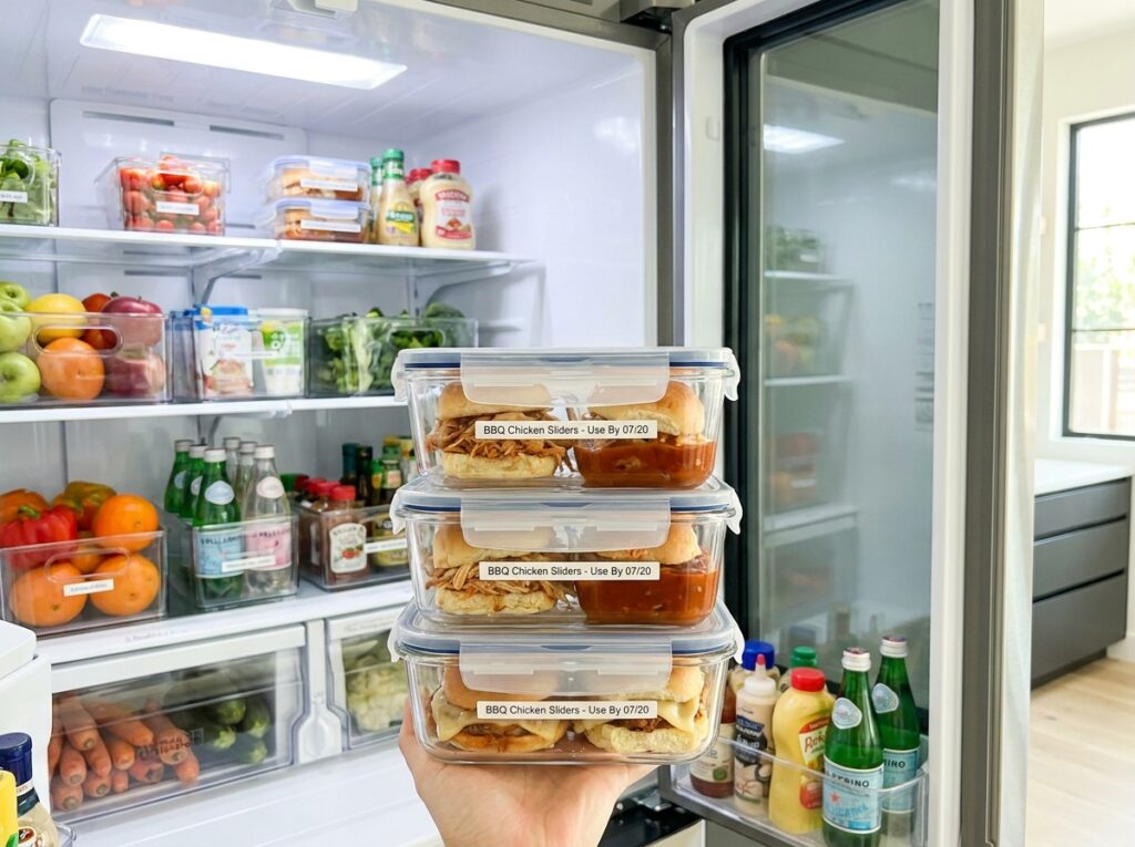 rotisserie chicken bbq sliders 16 Food storage containers with rotisserie 202604301542