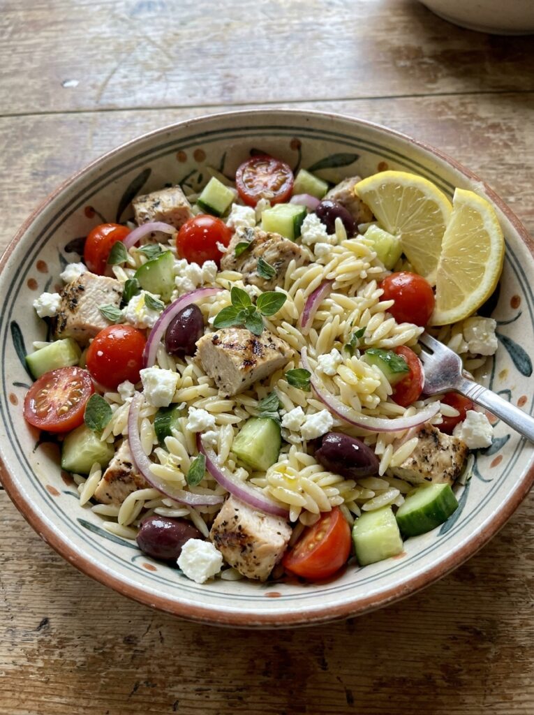 Greek Chicken Orzo Salad 12 Greek Chicken Orzo 202604272303